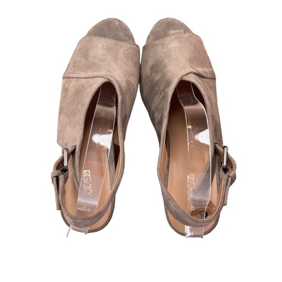 Joe’s Cameron chunky heel taupe tan khaki strappy heels women’s shoes size 8 - Picture 15 of 15